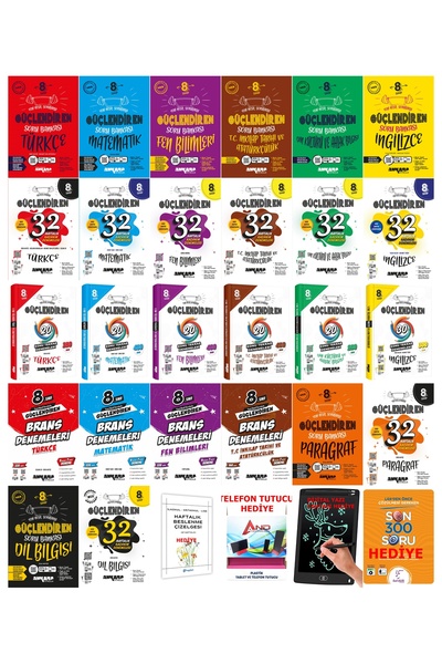 Ankara Yayıncılık 2025-2026 Müfredat 8 Sınıf Tüm Dersler Yeni Nesil LGS Marat...