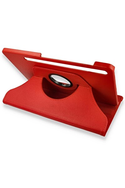 Khayra حافظة سامسونج جالاكسي X800 تاب S8 بلس 12.4 حافظة جلدية 360 درجة - أحمر - (5 - ESZAOC8328-7