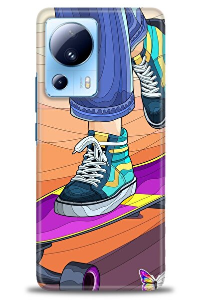 kılıfevreni غطاء متوافق مع هاتف Xiaomi Mi 13 Lite A+ Plus HD مطبوع - غطاء من ...