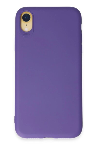 lowell home iPhone Xr Case First Silicone - Purple-(5796) - Loho1359-7136