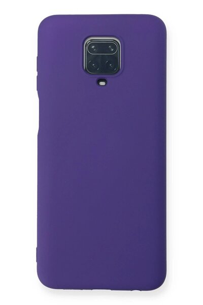 VINTESSY حافظة هاتف Xiaomi Redmi Note 9 Pro من السيليكون المخملي الداخلي - أرجواني-(5796) - VOANFD5630-1216