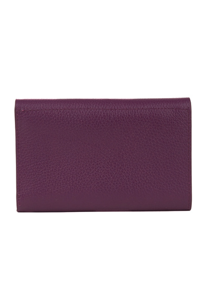 TANGCARF Genuine Leather Women's Wallet |   Noa 3225 Purple