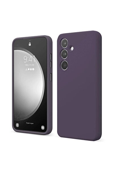 Khayra حافظة سامسونج جالاكسي A14 4G من السيليكون الأول - أرجواني-(5796) - ESZAOC9449-8114