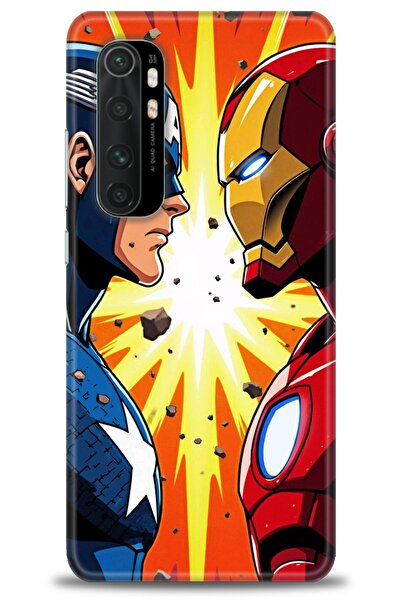 kılıfevreni غطاء متوافق مع هاتف Xiaomi Mi Note 10 Lite A+ Plus HD مطبوع - غطا...