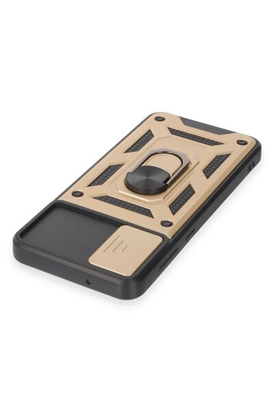 toyigoo Samsung Galaxy A04E Case Pars Silicone with Lens Ring - Gold-(5796) - Tygo6184-8719