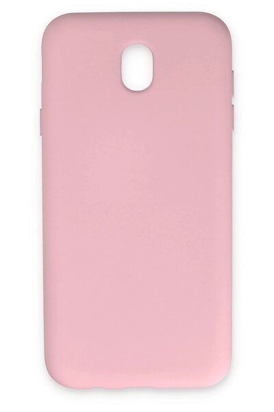 Khayra حافظة سامسونج جالاكسي J7 برو / J730 من السيليكون المخملي الداخلي - بودرة-(5796) - ESZAOC3719-6476