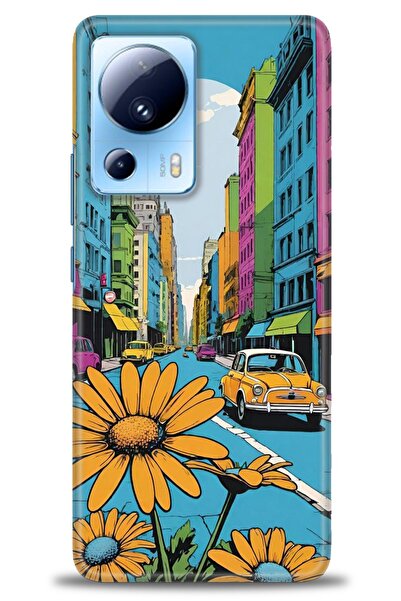 kılıfevreni غطاء متوافق مع هاتف Xiaomi Mi 13 Lite A+ Plus غطاء HD مطبوع - غطا...