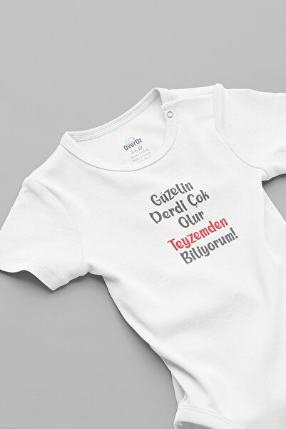 Overoz Auntie's Written Bodysuit: the Problem with Beauty Is That It Happens a Lot. I Know from My Auntie. Written Baby Bodysuit 5923
