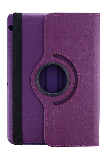 ETC حافظة هواوي ميديا باد تي 3 10 / 9.6 حافظة جلدية 360 درجة للتابلت - بلون البرقوق - (5796) - MYG3430-9769