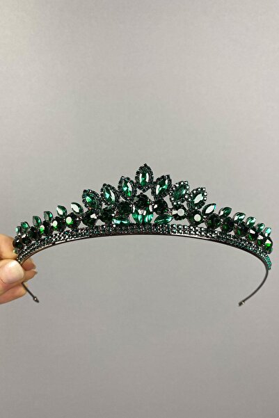 Fiyonks Atölye تاج العروس الملكي الفاخر، حناء فاخرة، تاج الزفاف