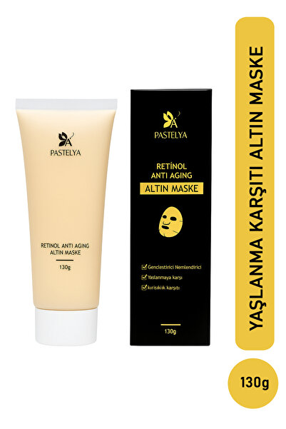 Pastelya Retinol Anti Aging Altın Maske 130g Soyulabilir maske– Kırışıklık ve...