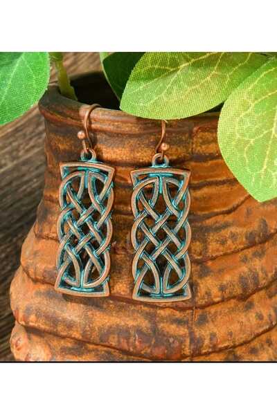 Ivory Pearl أقراط ريترو عرقية أصلية