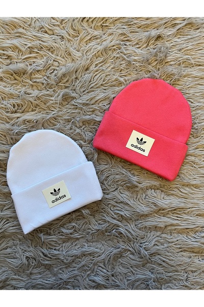 enes baby 2-Pack Flexible Camisole Beret Set with Label Details