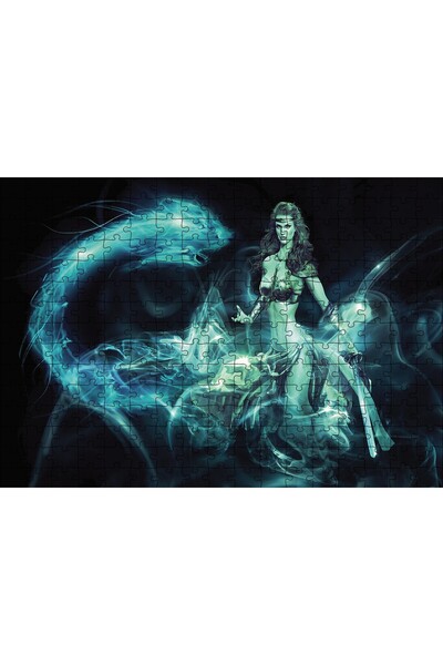 Cakapuzzle Cakasepetim Fantastic Swashbuckler Female Dragon 120 Piece Puzzle ...