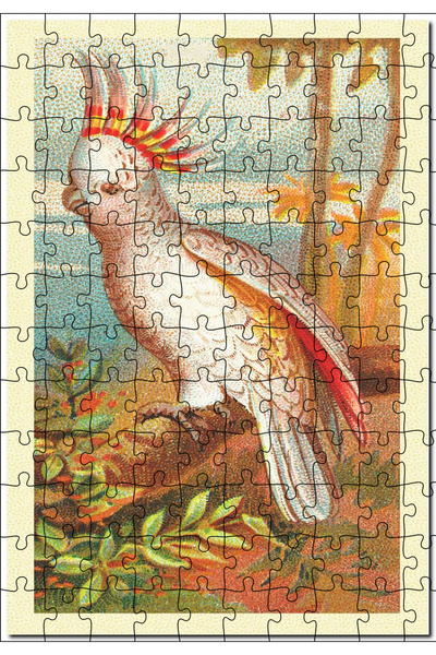 Cakapuzzle Cakasepetim Owl with a Ring Image 120 Piece Puzzle Jigsaw Mdf (Wood)