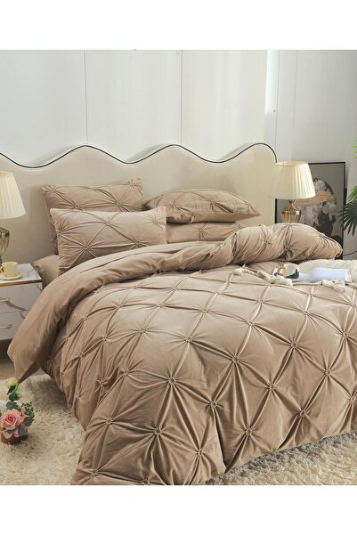 FIONNA.RO Velvet Lingerie With Elastic - Beige Cocoa With Milk