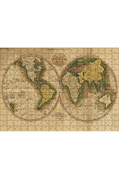 Cakapuzzle Cakasepetim 1800S End of the Century World Map 120 Piece Puzzle Ji...