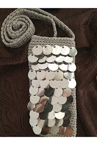 LevanaAZ El Emeği Örgü Pullu Mini Çanta