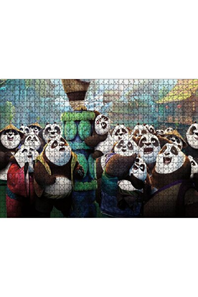 Cakapuzzle Cakasepetim Kung Fu Panda Family 1000 Piece Puzzle Jigsaw Mdf (Wood)