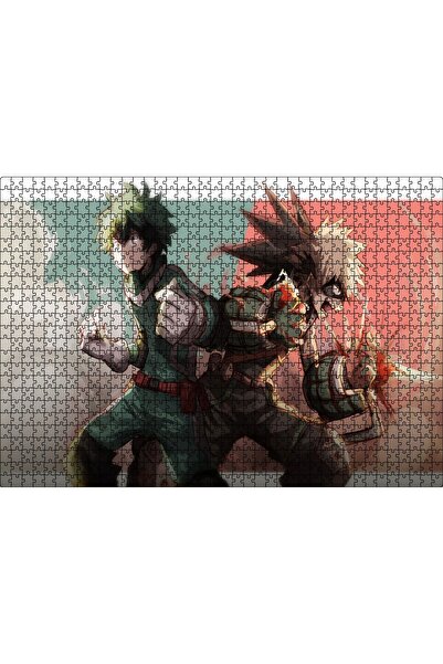 Cakapuzzle Cakasepetim My Hero Academia Young Bakugo ve Midoriya Görseli 1000...