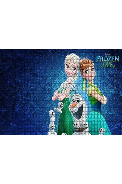 Cakapuzzle Cakasepetim Frozen Fever Movie Poster Image 1000 Piece Puzzle Jigs...