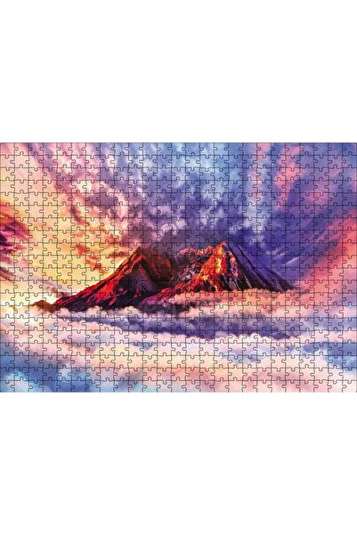 Cakapuzzle Cakasepetim the Mountain between the Clouds 500 Piece Puzzle Jigsa...