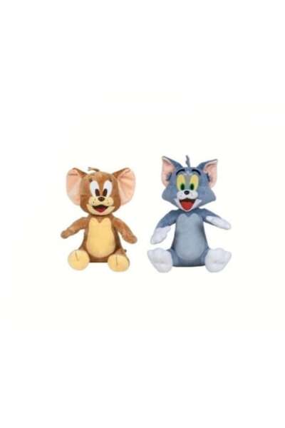 OEM Set jucării de pluș, Tom și Jerry, multicolore, 25 cm