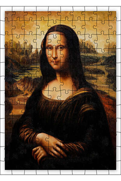 Cakapuzzle Cakasepetim Mona Lisa Image 120 Piece Puzzle Jigsaw Mdf (Wood)