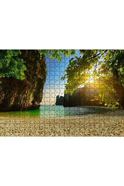 Cakapuzzle لغز تركيب الصور المقطعة من 500 قطعة من Cakasepetim، يصور غروب الشم...