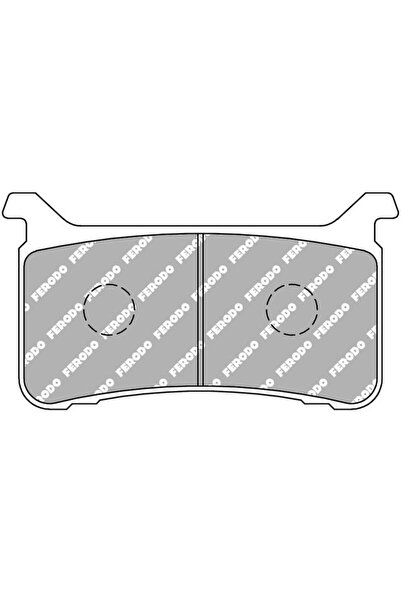 FERODO Set Plăcuțe Frână Sinterizate Moto FDB2300ST - Racing, compatibil cu Honda CBR, VFR, CB