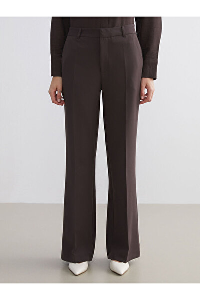 LC Waikiki Standard Fit Women's Flare Leg Trousers