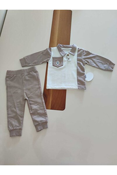 Gülsen Baby Clothes with Embroidered Shirt and Collar, Seasonal Baby Boy Set