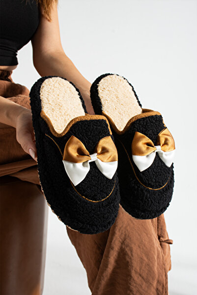 star shoes شباشب منزلية نسائية مزودة بشريط، لا تصدر أصواتًا، نعل سميك، شباشب ...