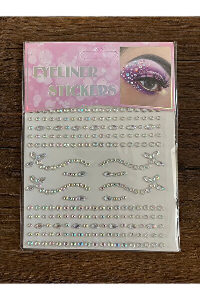 gülümse gel 1 Adet İnci Taşlı Yapıştırma Tırnak Saç Makyaj Stickerı Yüz Taşı ...