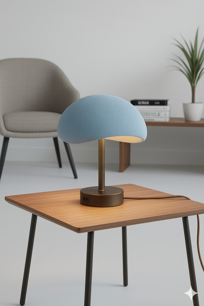 Limon 3D Desing Concrete Lampshade White Rustic E27 Modern Chandelier Bohemian Concrete Look.