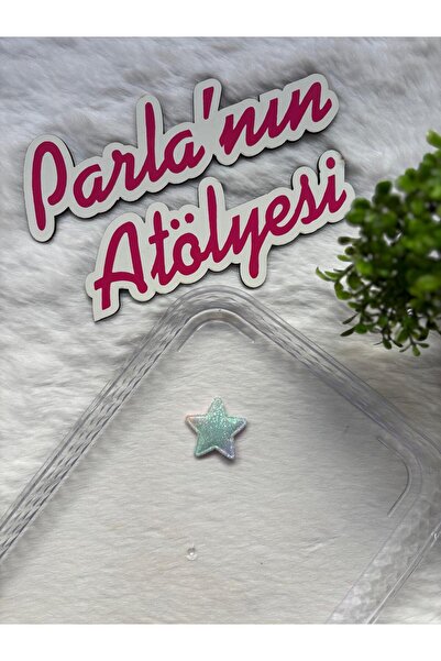 SOFT 0-3 yaş az saçlı ve saçsız bebek tokası simli minik yıldız