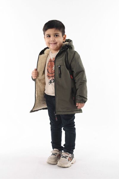 ABİLLİTA Children's Water and Windproof Fur Jacket