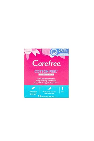 Carefree Daily Panty Liners Fragrance-Free with Cotton Feel
