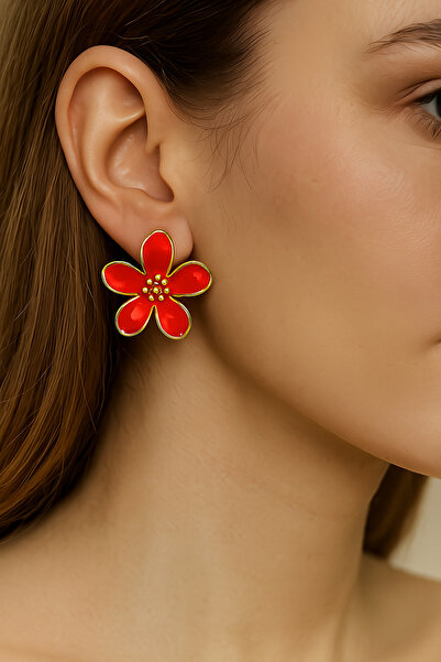 MRK Kadın Flower Çiçek Küpe