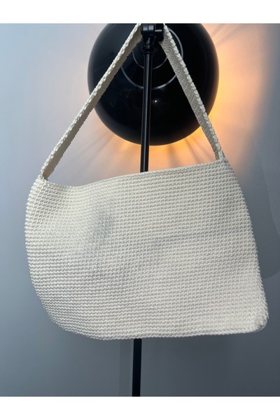 Moonstar Головна Ручна макраме сумка з жовтим квітковим візерунком