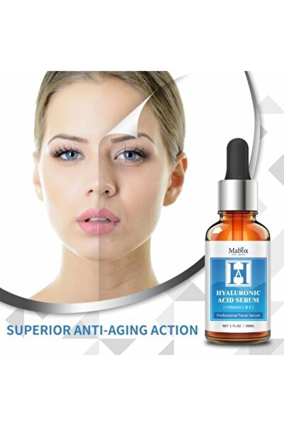 MABOX Ser cu acid hialuronic, vitamina C și vitamina E, 30 ml