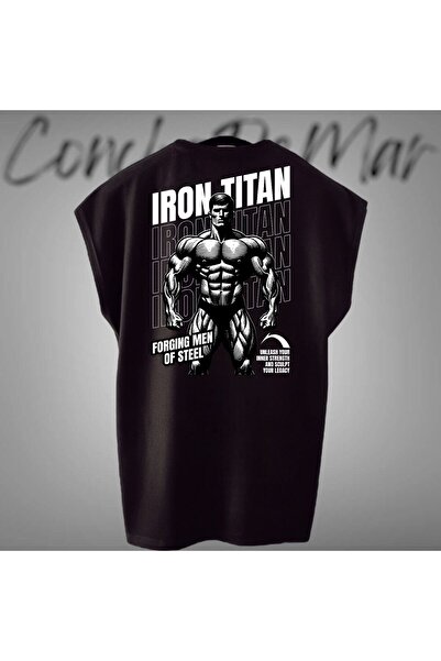 Vordevia Μπλουζάκι με μισό μανίκι Iron Titan με στάμπα