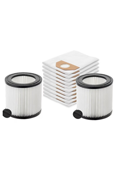 STRATEGIC Set 2 filtre de aer lavabile si 10 saci textili compatibile cu aspi...