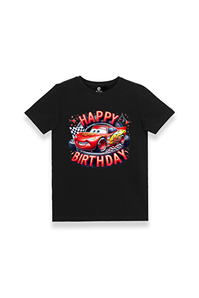 EZ Design تي شيرت للأطفال بتصميم مطبوع بمناسبة عيد ميلاد شيمسك ماكوين