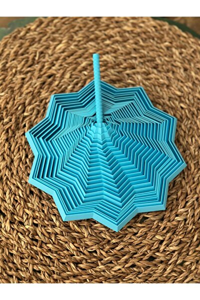 B2 Studio Masaüstü Spiral Geometrik Dekor – Modern Kinetik Sanat & Stres Giderici Obje (3D Baskı)