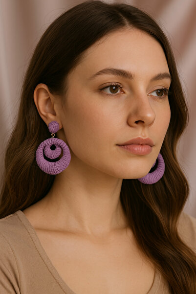 MD Moda Accessories Çift Halkalı Küpe – Bohem Tarz Moda Takı