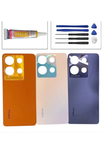 indirimplus iNfinix Note 30 Arka Pil Kapağı Note 30 Arka Kapak Mavi Renk Full...