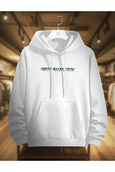 CC STORE Hanorac gros de iarnă |   Imprimat cu bani alb-negru