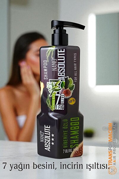 Transformacion Professional Nano Absolute Shampoo – 7 Olive Oil & Fig Extract, 1000 ml 722112