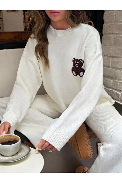 MARLİNG طقم تريكو مطبوع من الأعلى والأسفل